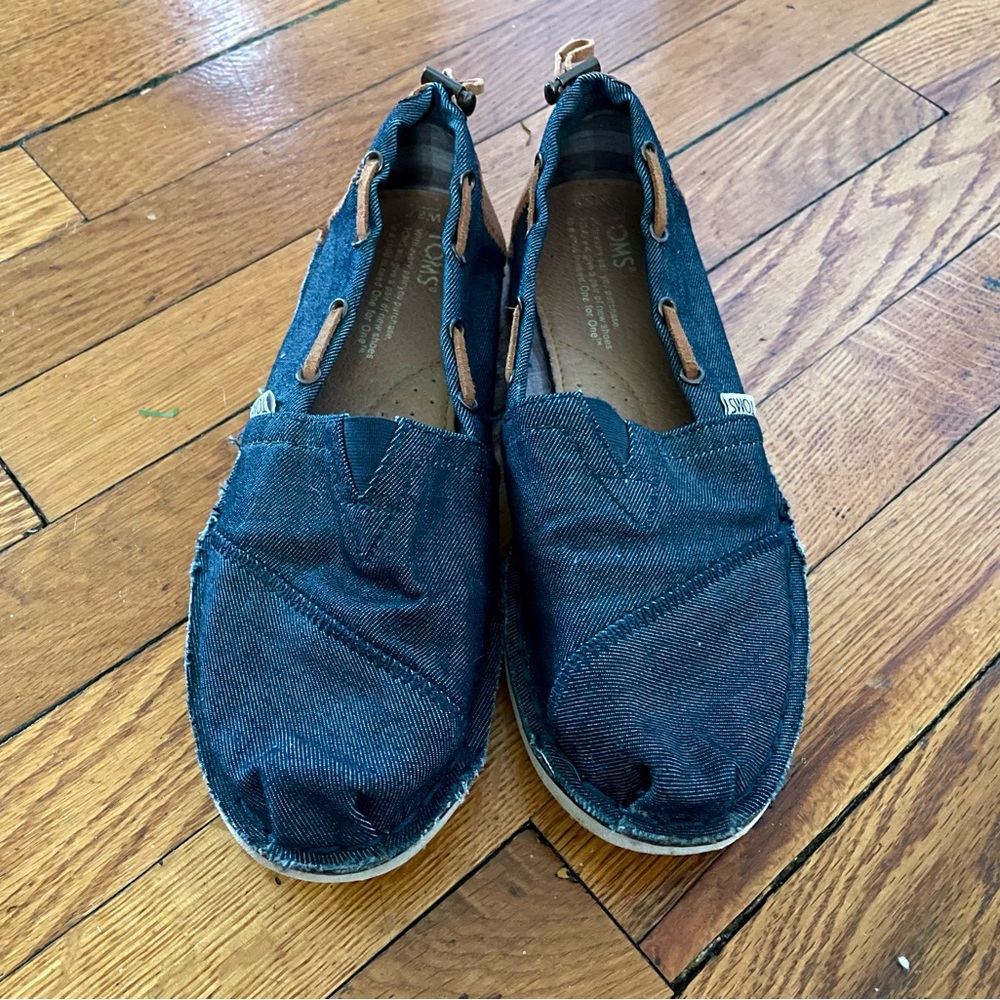 Toms 6.5 Denim Classic espadrilles EUC